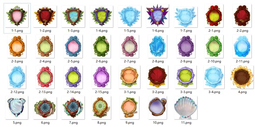 Badge templates preview