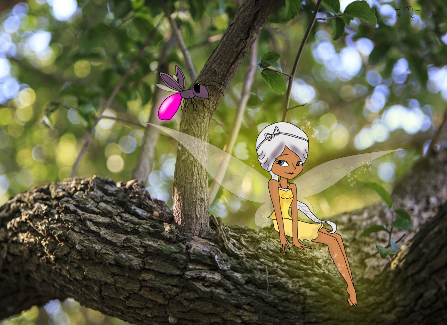 This is Pumpkin's fairy and firefly
