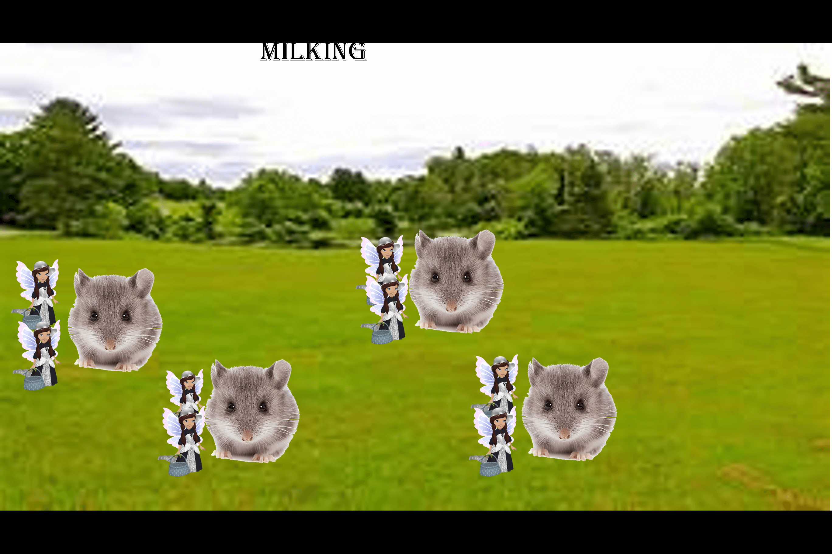 8 maids a milking