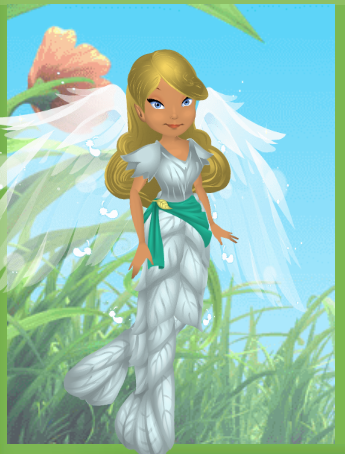 Dressed up as Odette from The Swan Princess.